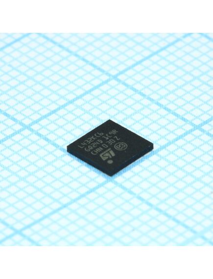 STM32L432KCU6, микроконтроллер stm 32-бит ядро arm cortex m4 risc 256кб флэш-память 2.5в/3.3в 32-pin ufqfpn ep лоток