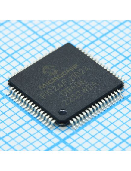 PIC24FJ1024GB606-I/PT, микроконтроллер 16-бит 1мб флэш-память 64tqfp