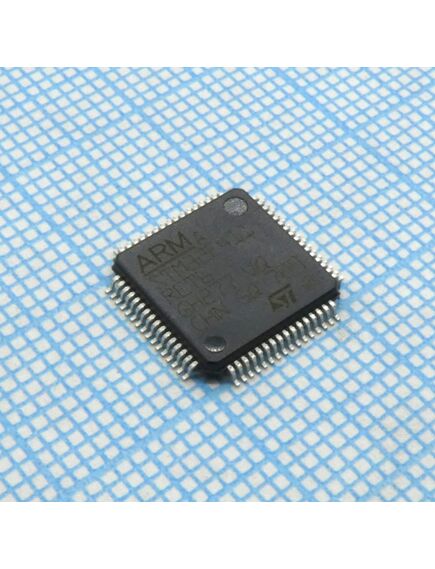 STM32F411RET6TR, микроконтроллер stm 32-бит 512кб флэш-память dsp 64lqfp