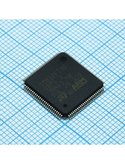 STM32F730V8T6, микроконтроллер 32-бит ядро arm cortex m7 risc 64кб флэш-память 3.3в 100-pin lqfp лоток