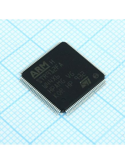 STR912FAW44X6, микроконтроллер stm 16/32-бит ядро arm966e-s risc 512кб флэш-память электропитание 1.8в/3.3в 128-pin lqfp лента на катушке