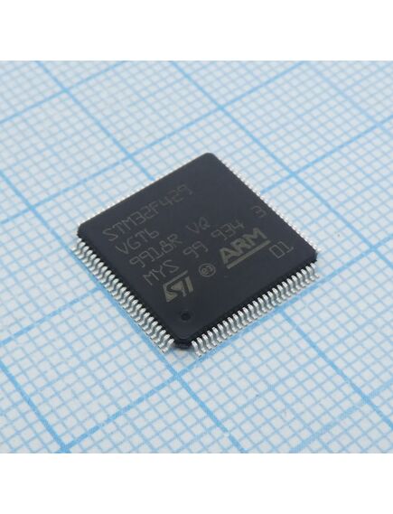 STM32F429VGT6, микроконтроллер stm 32-бит ядро arm cortex m4 risc 1мб флэш-память 2.5в/3.3в 100-pin lqfp лоток
