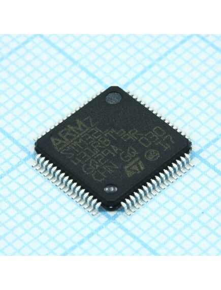 STM32L431RBT6, микроконтроллер stm 32-бит 128кб флэш-память 64кб озу lqfp-64