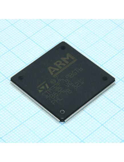 STM32F769BGT6, микроконтроллер stm 32-бит ядро arm cortex m7 risc 1мб флэш-память электропитание 3.3в 208-pin lqfp лоток