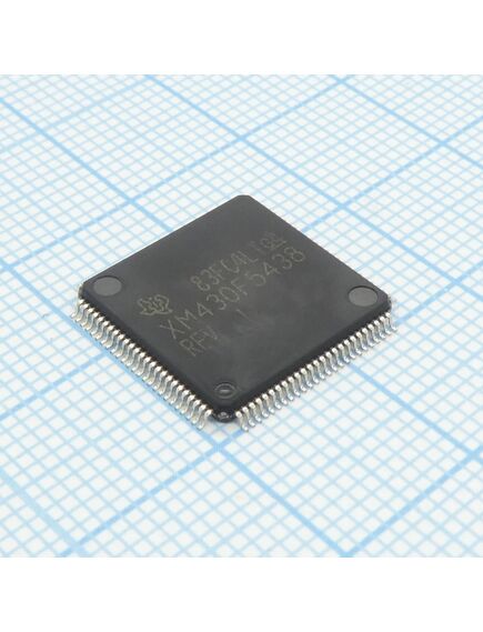 XMS430F5438IPZ, микроконтроллер 16-bit, 256kb flash, 16kb ram, 12-bit adc (16 каналов), 4 usci (uart/irda/spi/i2c) , 32-бит аппаратный перемножитель, analog comparator, universal clock system, rtc, dma