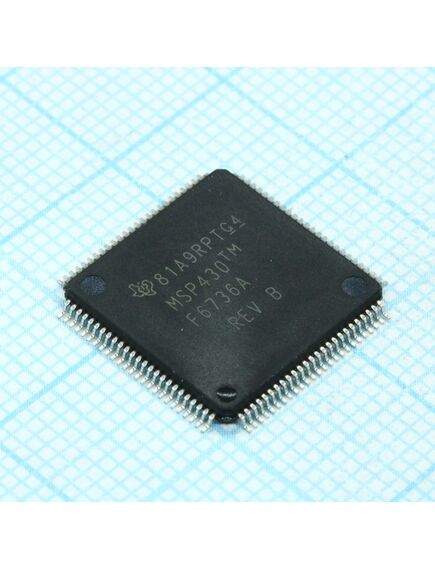MSP430F6736AIPZR, микроконтроллер ti 16-бит 128кбайт флэш-память 100lqfp