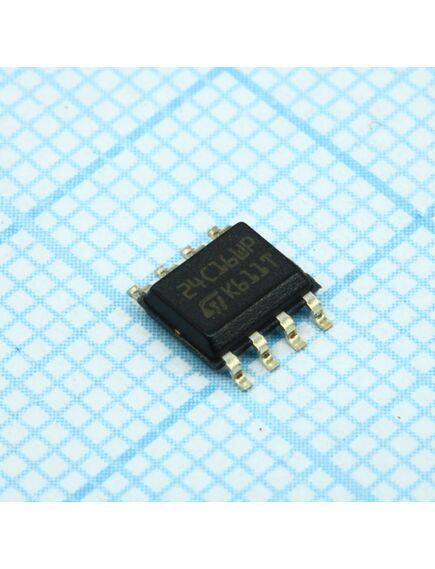 M24C16-WMN6TP, энергонезависимое ппзу шина i2c 16k-бит 2k x 8 3.3в/5в