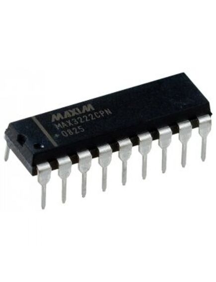 MAX3222CPN+, интерфейс rs-232 250 кбит/сек uпит=3-5.5v 0.3ma 4х0.1мкф 0...+70c