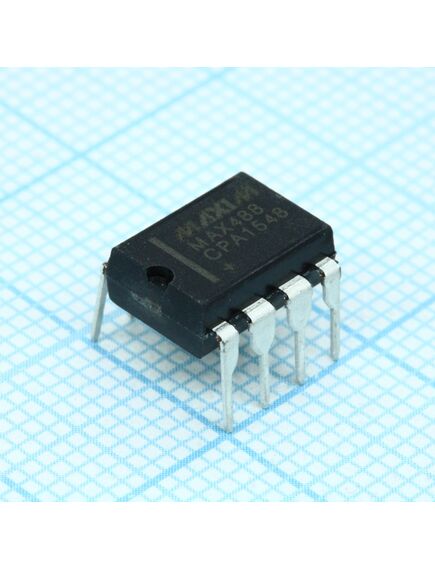 MAX488CPA+, интерфейс rs-485/422 полный дуплекс 2.5мбод 0c...+70c, изображение 2