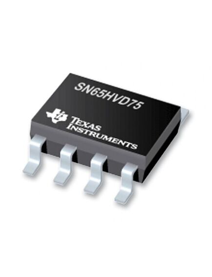 SN65HVD75D, приемопередатчик интерфейс_rs485 питание 3.3в низкое энергопотребление