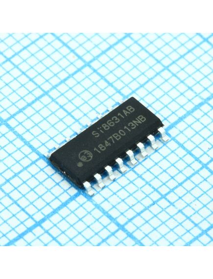 SI8631AB-B-IS1R, цифровой изолятор 2.5кв общего применения 16soic