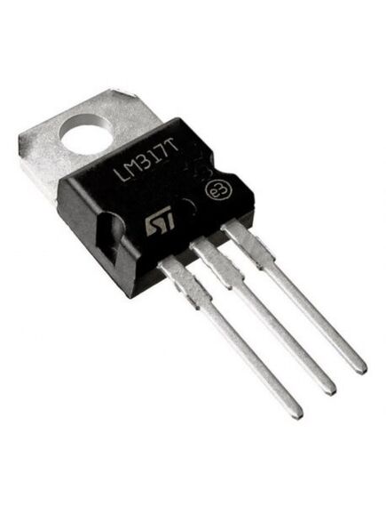 LM317T, регулируемый стабилизатор с низким падением напряжения положительной полярности, 1.2 в-37 в, 1.5 а