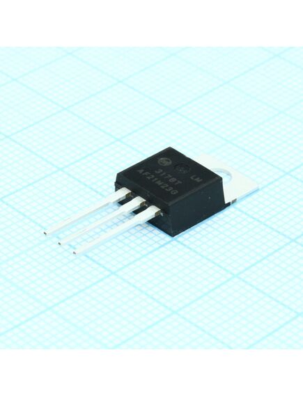 LM317BTG, регулируемый стабилизатор с низким падением напряжения положительной полярности, 1.2...37в, 0.4а 3-pin(3+tab) to-220 туба, изображение 2