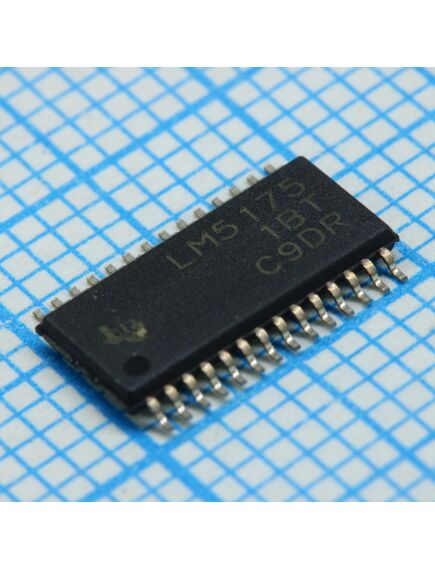LM5175PWPT, шим контроллер dc/dc одиночный выход понижающий/повышающий 600кгц 28-pin htssop ep лента на катушке