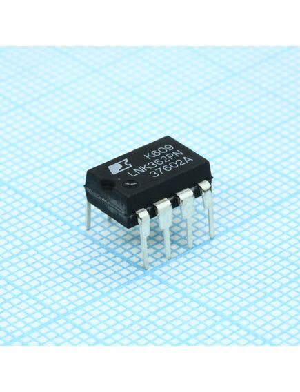 LNK362PN, импульсный источник электропитания сх. упpавления, mosfet 700в/ток стока 140ма, 132кгц, выходная мощность не более 2.8вт
