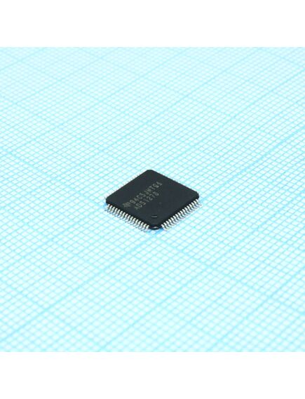 ADS1278IPAPR, 24-ти разрядный ацп дельта-сигма 64-htqfp