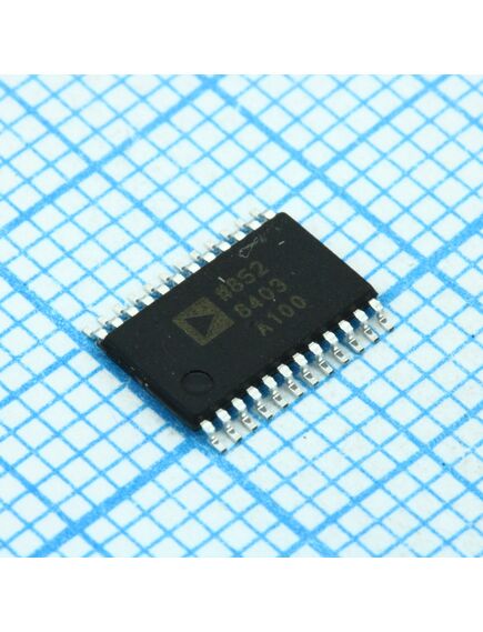 AD8403ARUZ100, потенциометр цифровой счетверенный 100ком 24-tssop