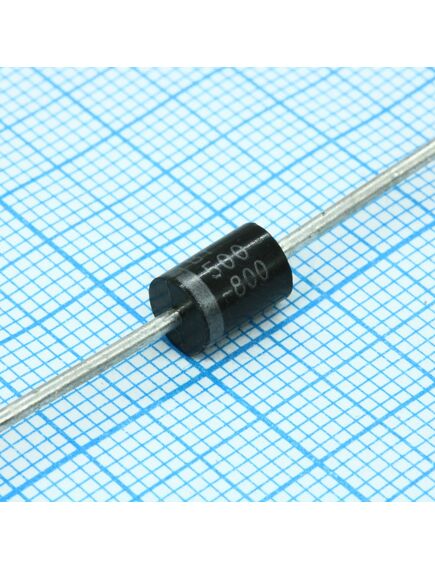 BY500-800, диод импульсный 800в 5a 2-pin лента в коробке
