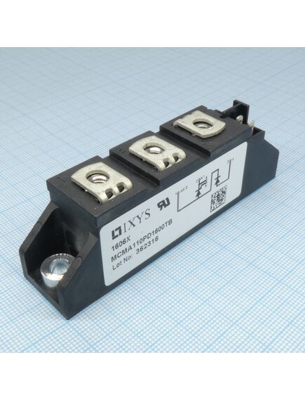 MCMA110PD1600TB, силовой тиристорный модуль 170а, 1.6кв, to-240aa