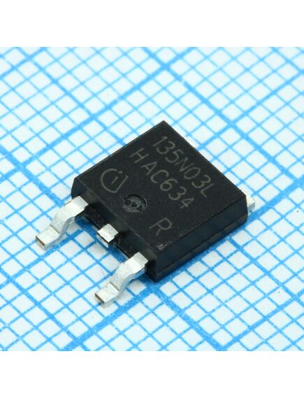 IPD135N03LGATMA1, транзистор полевой n-канальный 30в 30a 3-pin(2+tab) dpak лента на катушке