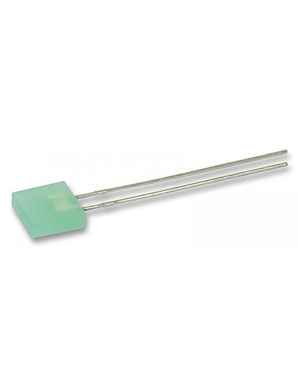 HLMP-0504, светодиод 2,5х7,6мм/зеленый/569нм/2.6мкд/100°