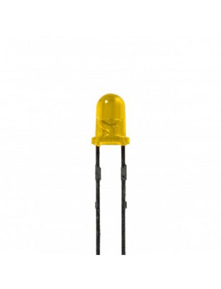 333-2UYC/S530-A3, светодиод 5мм/желтый/589нм/630-1250мкд/прозрачный/10°