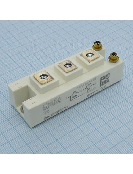 SKM100GB125DN, силовой модуль igbt n-канальный 1200в 100а 7-pin case d-93