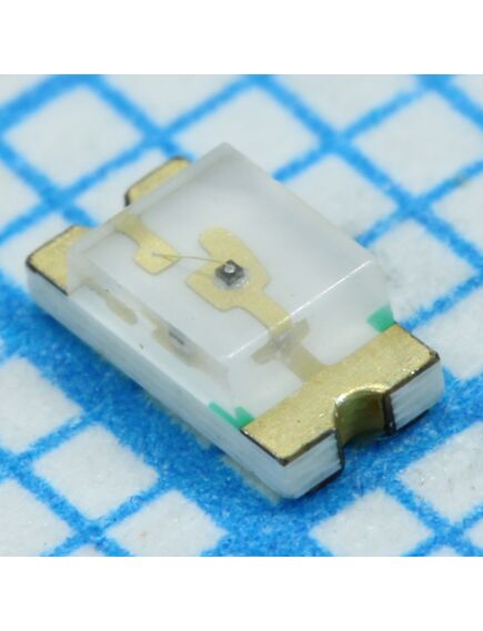L-C150KGCT, светодиод smd 3,2x1,6мм/зеленый/570нм/30мкд/прозрачный/130°
