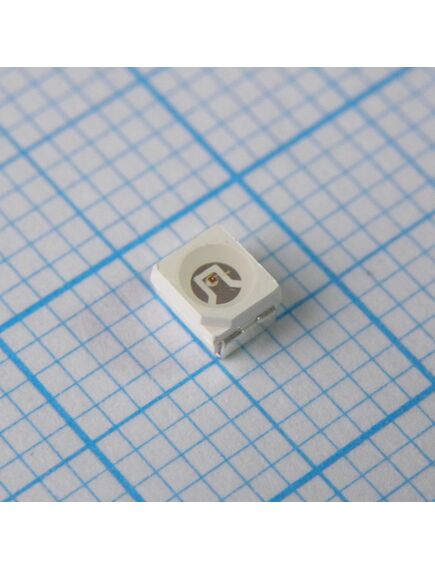 FYLS-3528URC, светодиод smd 3,5х2,8мм/красный/625нм/600мкд/прозрачный/120°