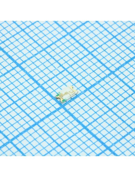 HL-PC-3216U51GC, светодиод smd 3,2х1,6мм/зеленый/520нм/780-800мкд/2.6-3.4v, if=20ma/прозрачный/130°