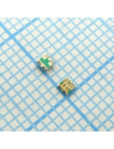 KPTB-1615ESGC, светодиод smd 1,6х1,5мм/красный/625нм/8-15мкд - зеленый/568нм/5-12мкд/прозрачный/120°, изображение 2