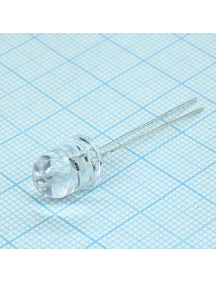 LFSR3933-PF, светодиод 8мм мигающий/красный/660нм/90-150мкд/прозрачный/40°/2.4гц/3-12в
