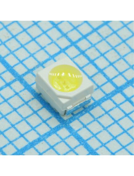 KA-3528QWS-D, светодиод smd 3,5х2,8мм/белый/500-900мкд/прозрачный/120°