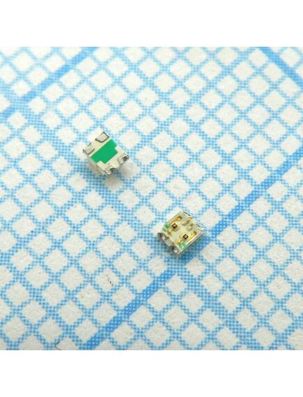 KPTB-1612SURKCGKC, светодиод smd 1,6х1,25мм/красный/630нм/70-220мкд - зеленый/570нм/18-50мкд/прозрачный/120°, изображение 2