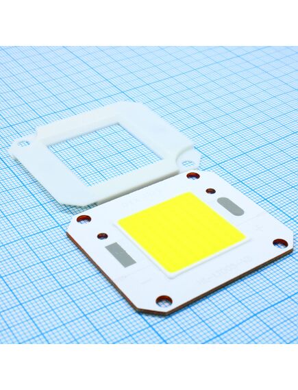 HL-LT005F38W-70B7C10(Ra1) (5000K), 70-98w cob/ 5000k/ 33v/ 8350lm @ 2450ma/ ifmax=2800ma/ cri=70/ 46x40x2,2mm/ 120°