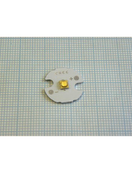 LED 10W на плате теплый белый, 10w 600lm 3-3.6v 1.5a 3000k плата cree