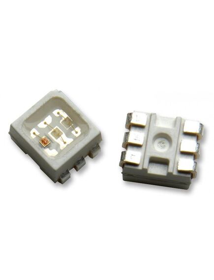 ASMT-YTD2-0BB02, светодиод трехцветный прозрачный 6plcc для поверхностного монтажа