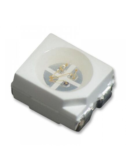 KAA-3528EMBSGCT, светодиод smd 3,5х2,8мм/красный/617нм/8-15мкд - зеленый/568нм/12-30мкд - синий/466нм/8-15мкд/прозрачный/120°