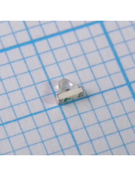 KPDA-1806SYCK-J3-PRV, светодиод smd 1,8х0,6мм/желтый/590нм/700-1800мкд/прозрачный/25°/угловой