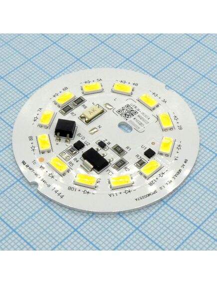 6W AC DIRECT (5000K), модуль led 6w/ 5000k/ uin=190...280v (ac)/ 600lm / cri=80/ d=48mm /120°