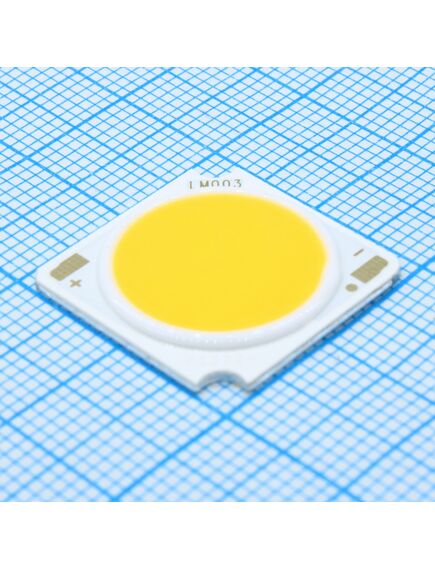 HL-LM003H384W-20B10C12(Ra4) (2700K), 32-43w cob/ 2700k/ 36v/ 3570lm @ 1000ma (99lm/w)/ ifmax=1200ma/ cri=90/ 19x19x1,6mm/ 120°