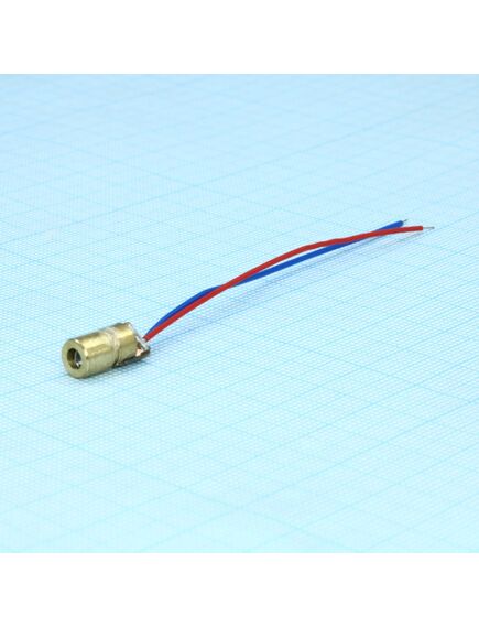 LM6R-dot-5V, лазерный модуль 6мм, точка красная, 5в 650нм 5мвт