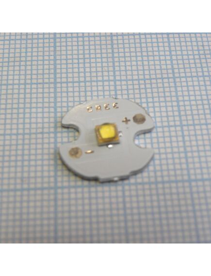 LED 10W на плате холодный белый, 10w 600lm 3-3.6v 1.5a 6000k плата cree