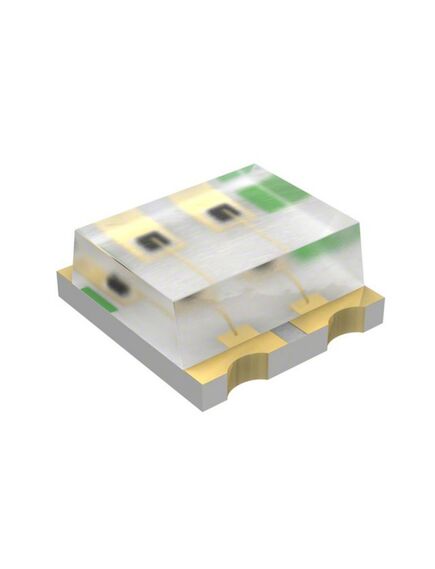 HSMF-C114, светодиод трехцветный матовый для поверхностного монтажа