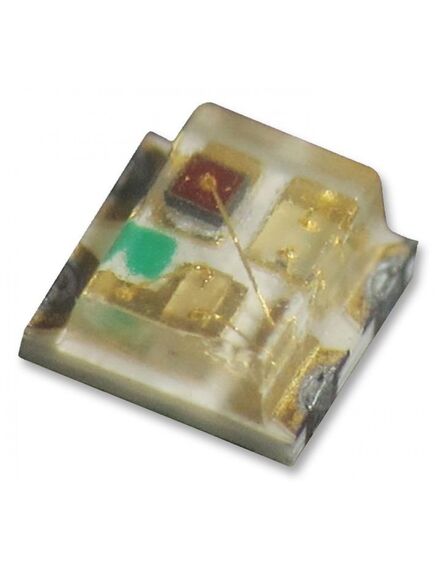 KPTF-1616RGBC-13, светодиод smd 1,6х1,6мм/красный/625нм/200-360мкд - зеленый/525нм/500-750мкд - синий/470нм/80-140мкд/прозрачный/120°