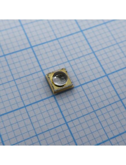 CMH235A4V111Z1, ультрафиолетовый светодиод smd 3,7х3,7мм/365нм/мощность излучения 1355-1641мвт при 1000ма/3.4-4.2в/45° максимальный ток 1200ма