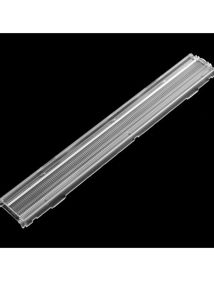 ASL280D40HXXLED90G, линейная линза для светодиодов 2835/3030/5630, 90%, ~90°, 280mm h:40mm (zhaga standard), pmma