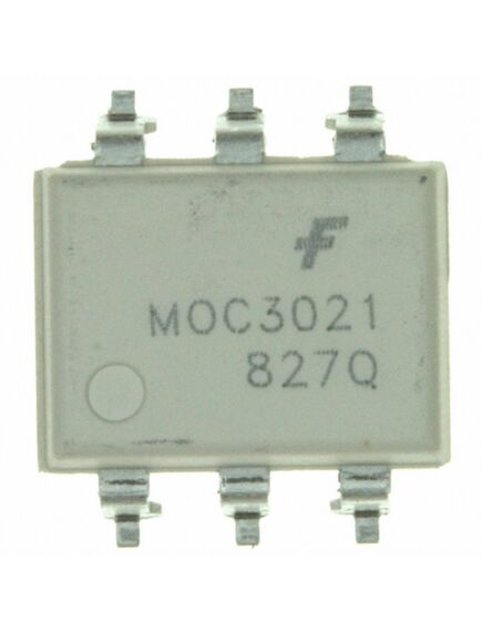 MOC3021SR2M, оптопара симисторная изоляция 5.3кв 6smd