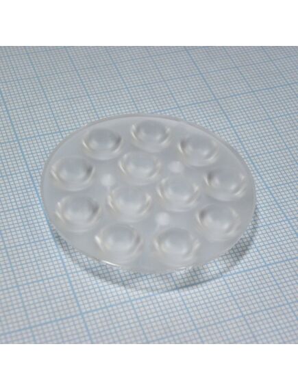 BD-45-25-12TE-XPE, линза круглая 25° под 12шт osram oslon/ lg innotek lemws33/ cree xp-g 45мм