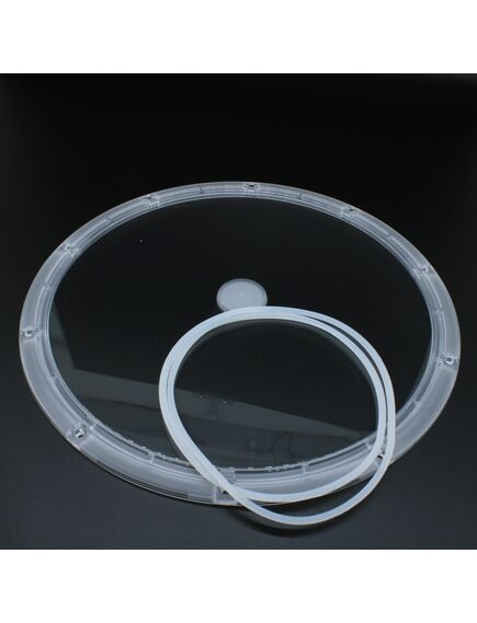 UFO265D120G-200W-B26, круглая групповая линза под светодиоды 2835, 3030 d=263mm h=10.3mm эфф=88% 120°